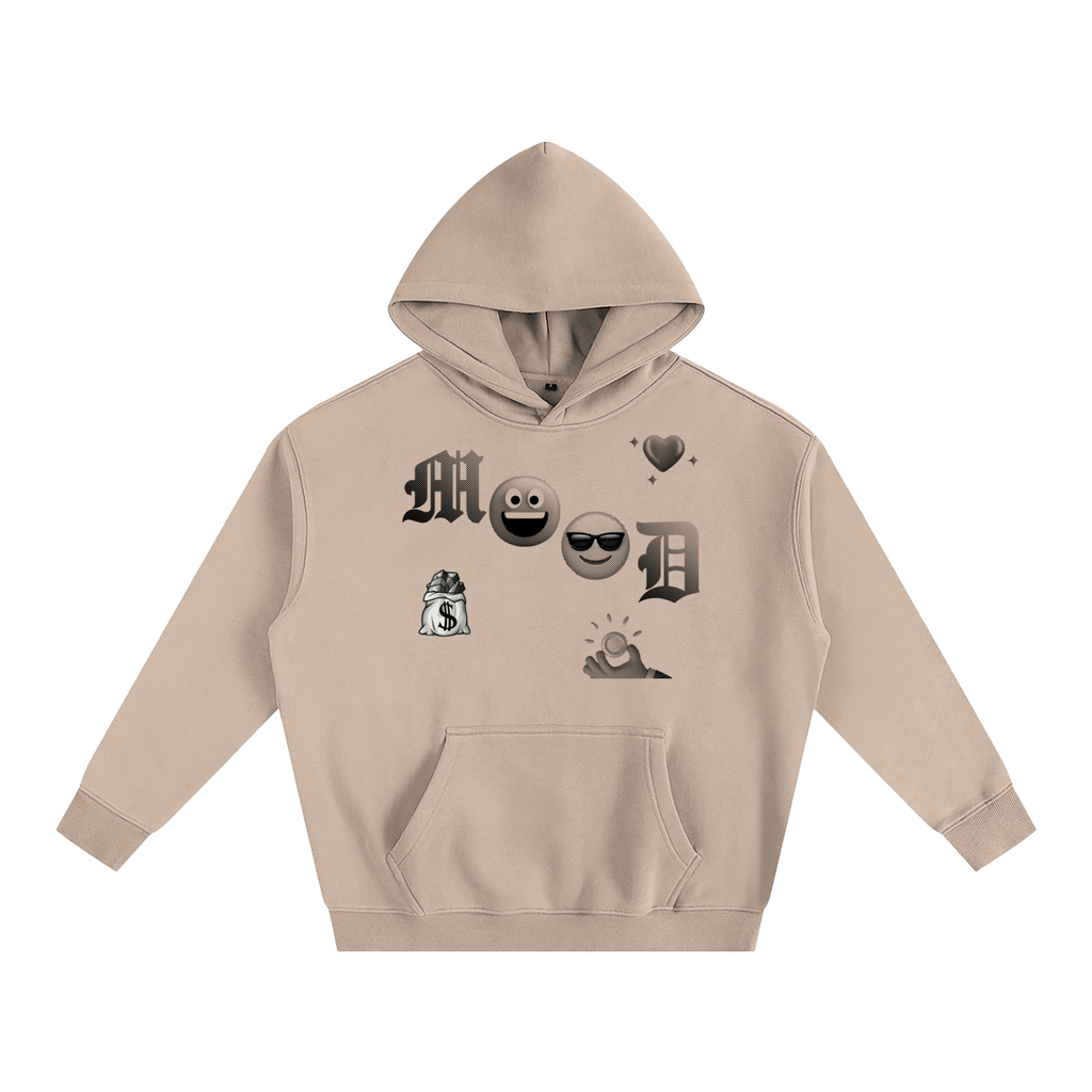 Emoji Mood Oversize Fleeced Hoodie image 2