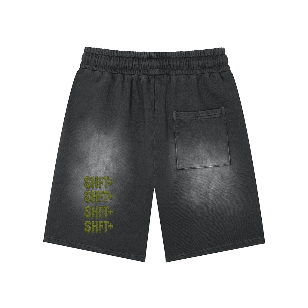 Gait or Die Patch Washed Shorts  - 360 GSM image 4