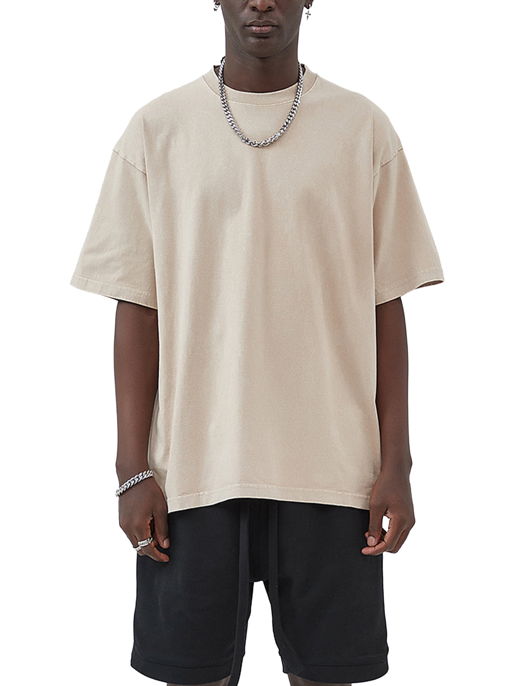 Source imagination Tour Acid Wash Oversize T-Shirt - 250 GSM image 12