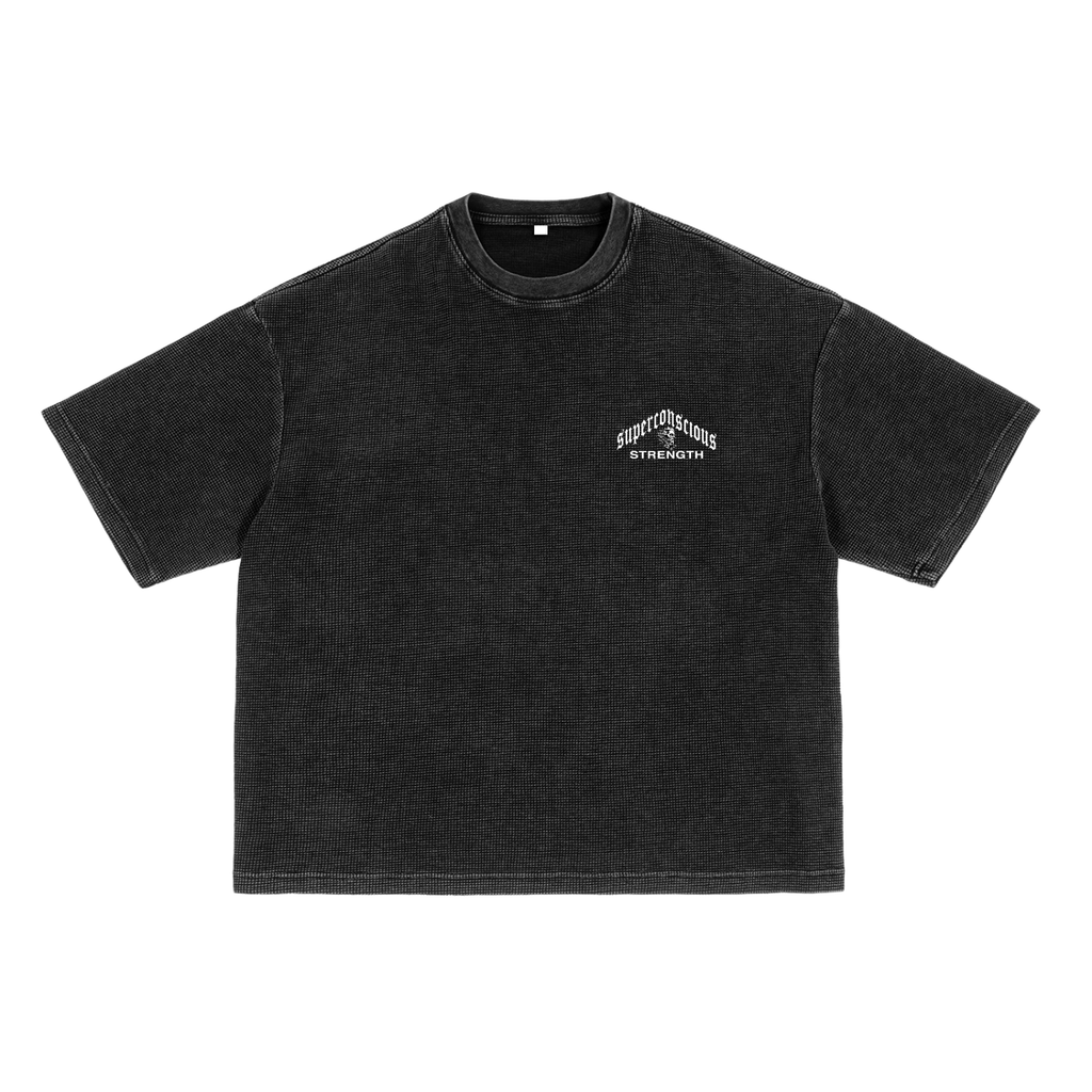 SCCS Waffle-Texture Washed Boxy T-Shirt image 0