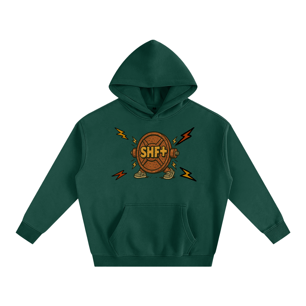 SHF+ Larry Lumbar Oversize Fleeced Hoodie image 11