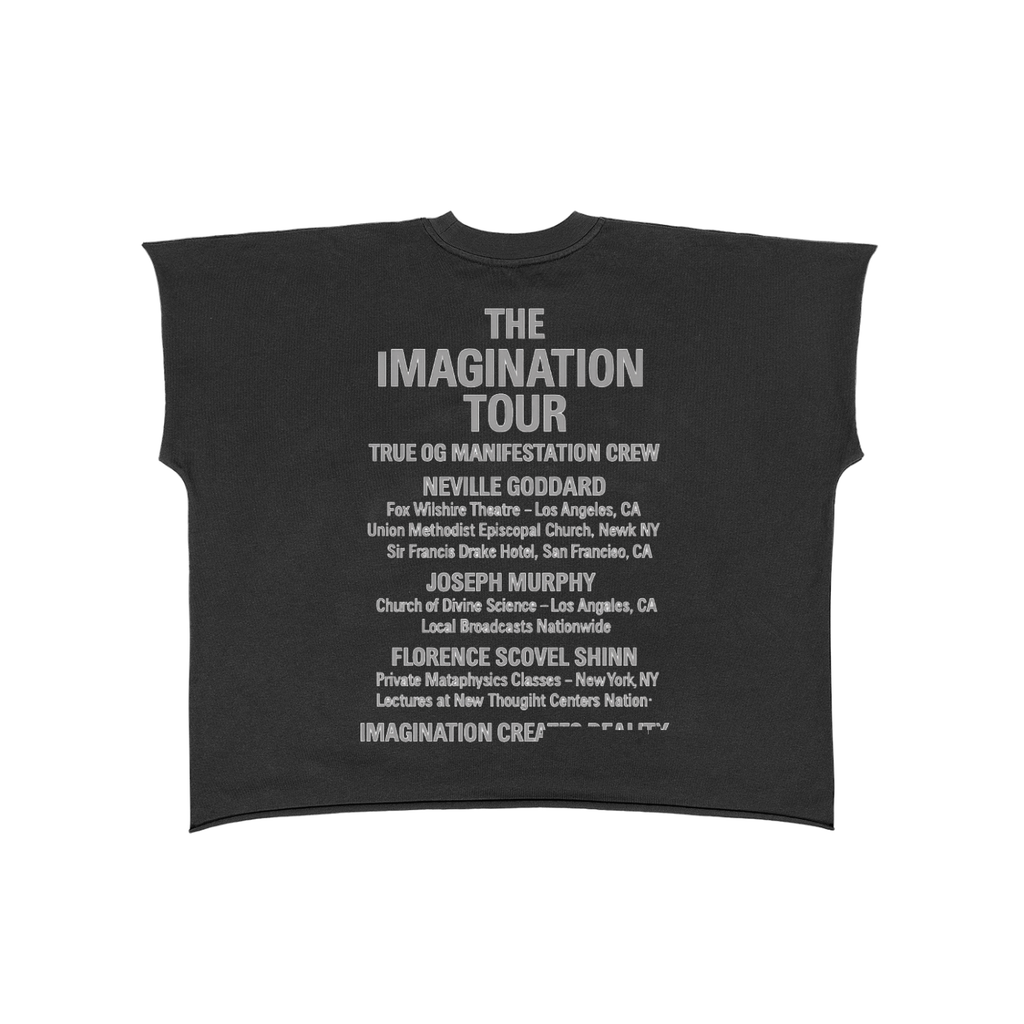 Imagination Tour Raw Edge Boxy Non-Shrink T-Shirt image 3
