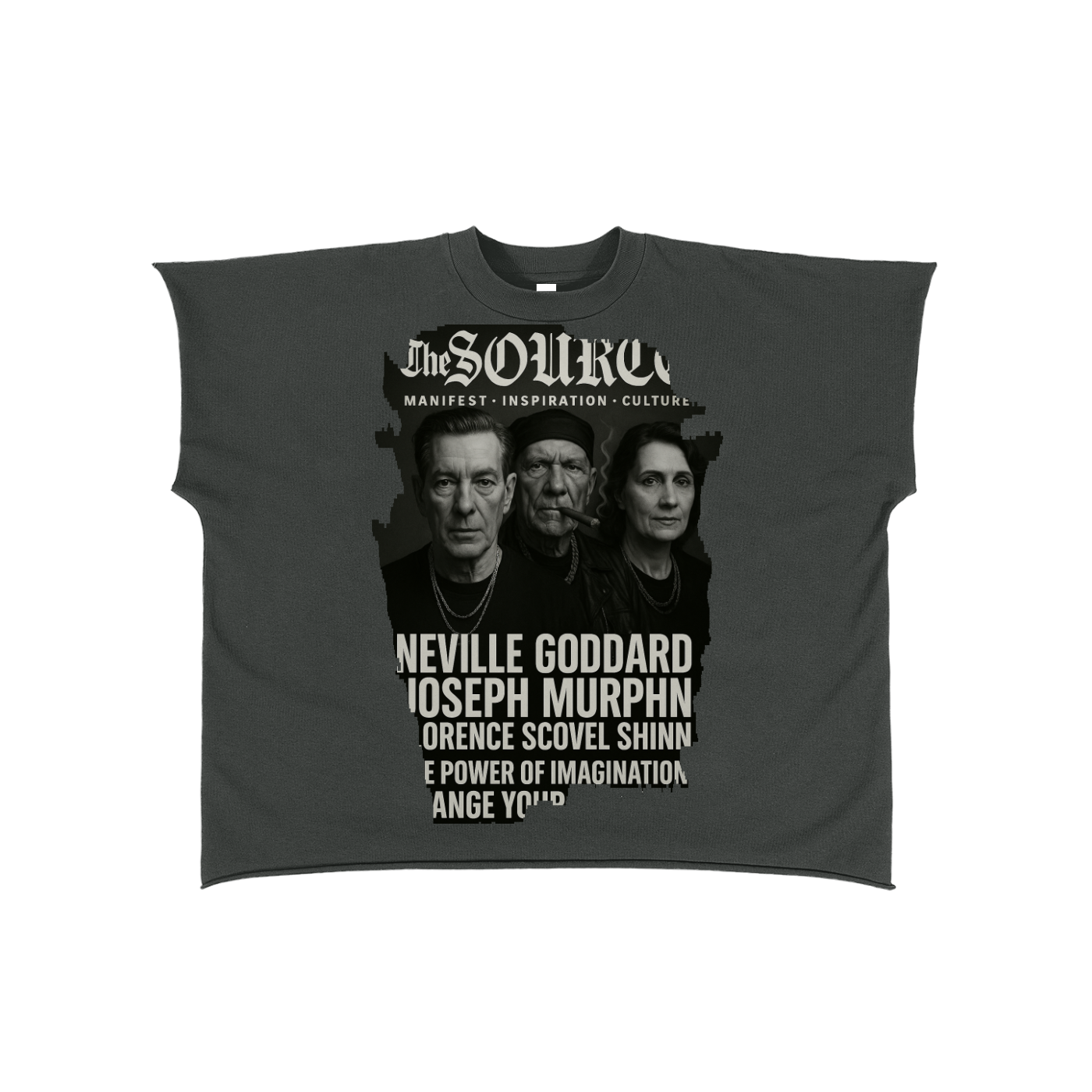 Imagination Tour Raw Edge Boxy Non-Shrink T-Shirt image 0