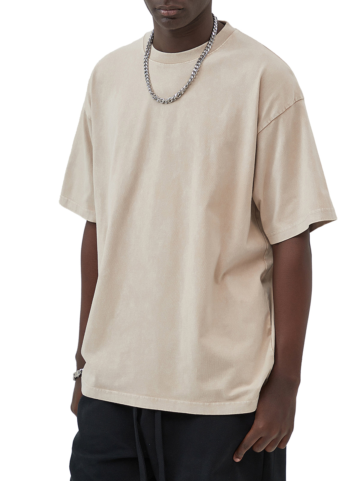 SuperConsciousCo. Logo Acid Wash Oversize T-Shirt - 250 GSM image 14