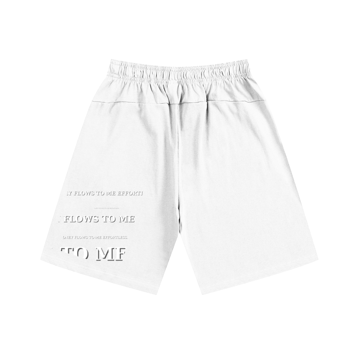 Money Flows To Me Heavyweight Cotton Shorts image 5