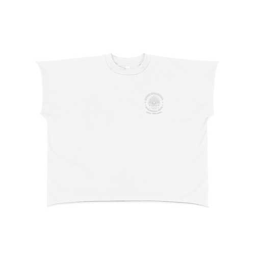 432  528 963 Hz Raw Edge Boxy Non-Shrink T-Shirt image 1