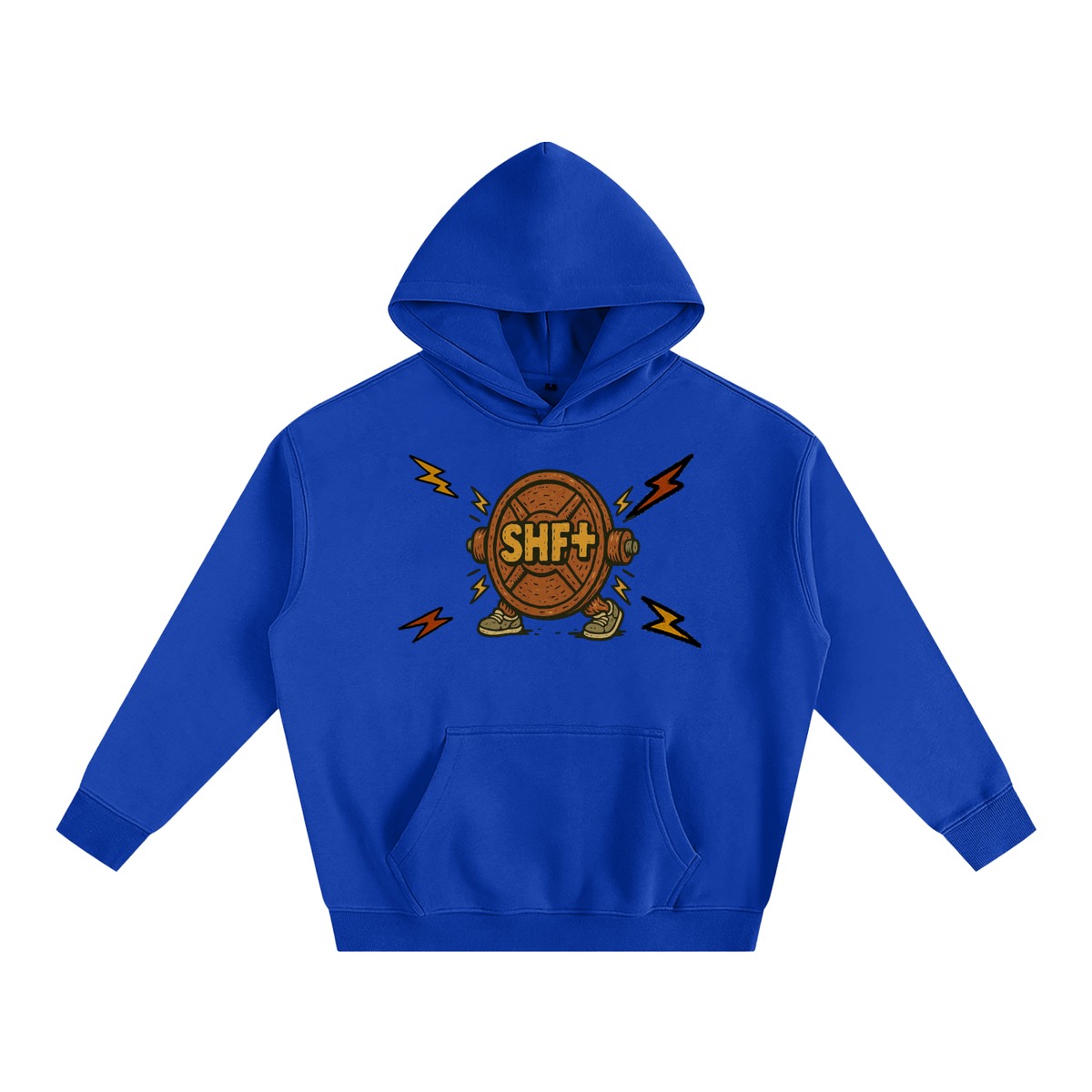 SHF+ Larry Lumbar Oversize Fleeced Hoodie image 3