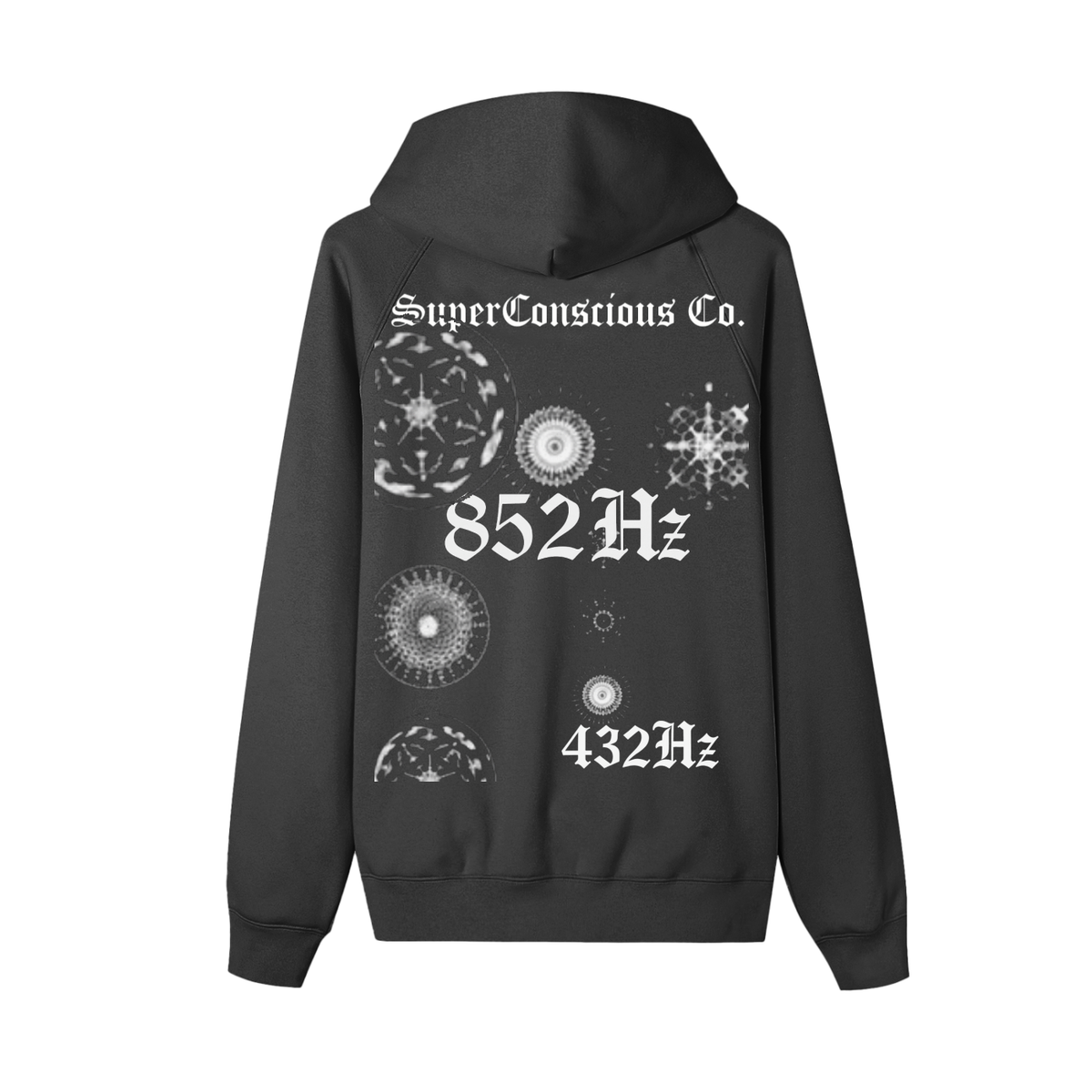 Hz and Orbs Zip-up Fleece Hoodie image 1