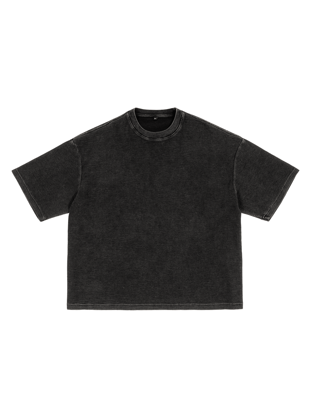 SuperConsciousCo. Waffle-Texture Washed Boxy T-Shirt image 2