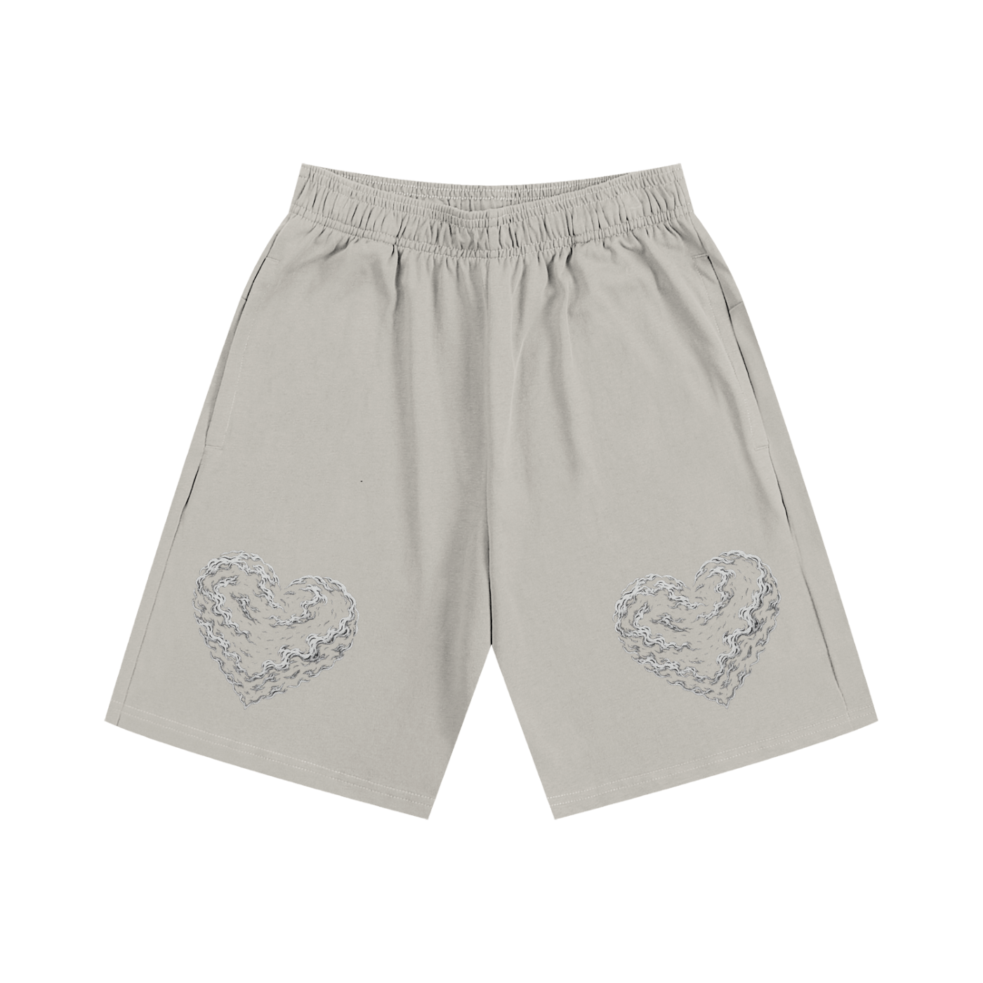 Hearts Heavyweight Cotton Shorts image 3