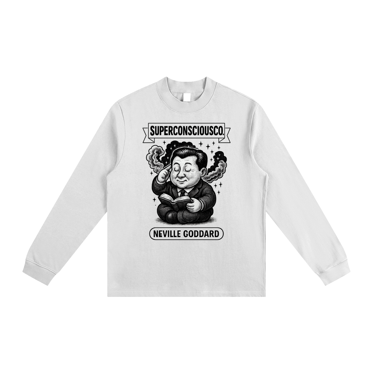 Neville Goddard Meditate Non-Shrink Mock Neck Sweatshirt image 13