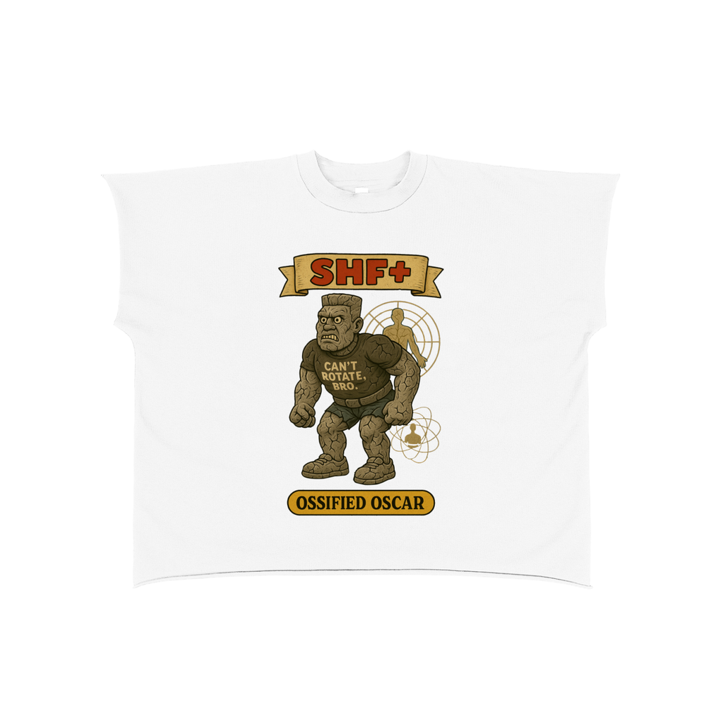 SHF+ Ossified Oscar Raw Edge Boxy Non-Shrink T-Shirt image 4
