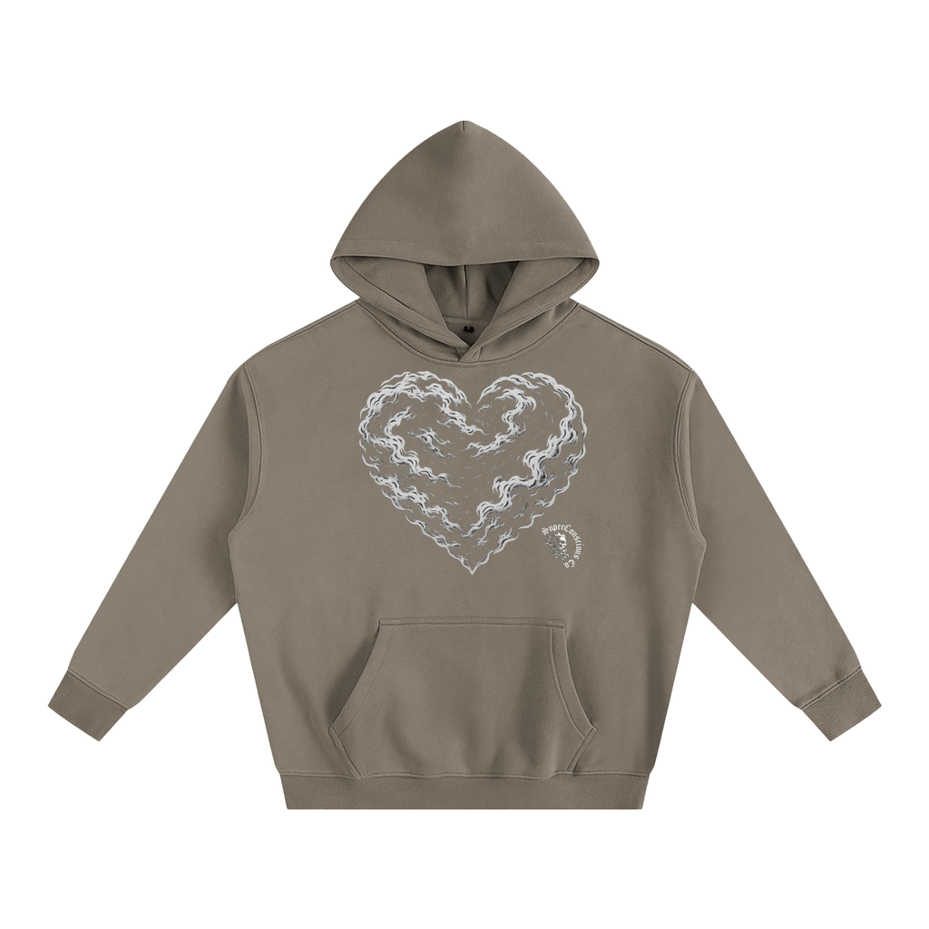 Hearts & 432Hz Oversize Fleeced Hoodie image 7