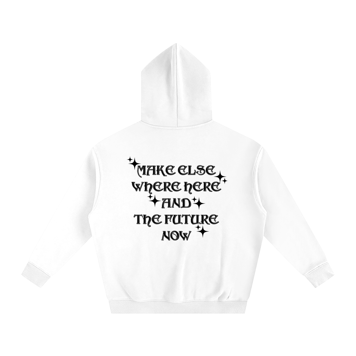 Future is Now Oversize Fleeced Hoodie image 1