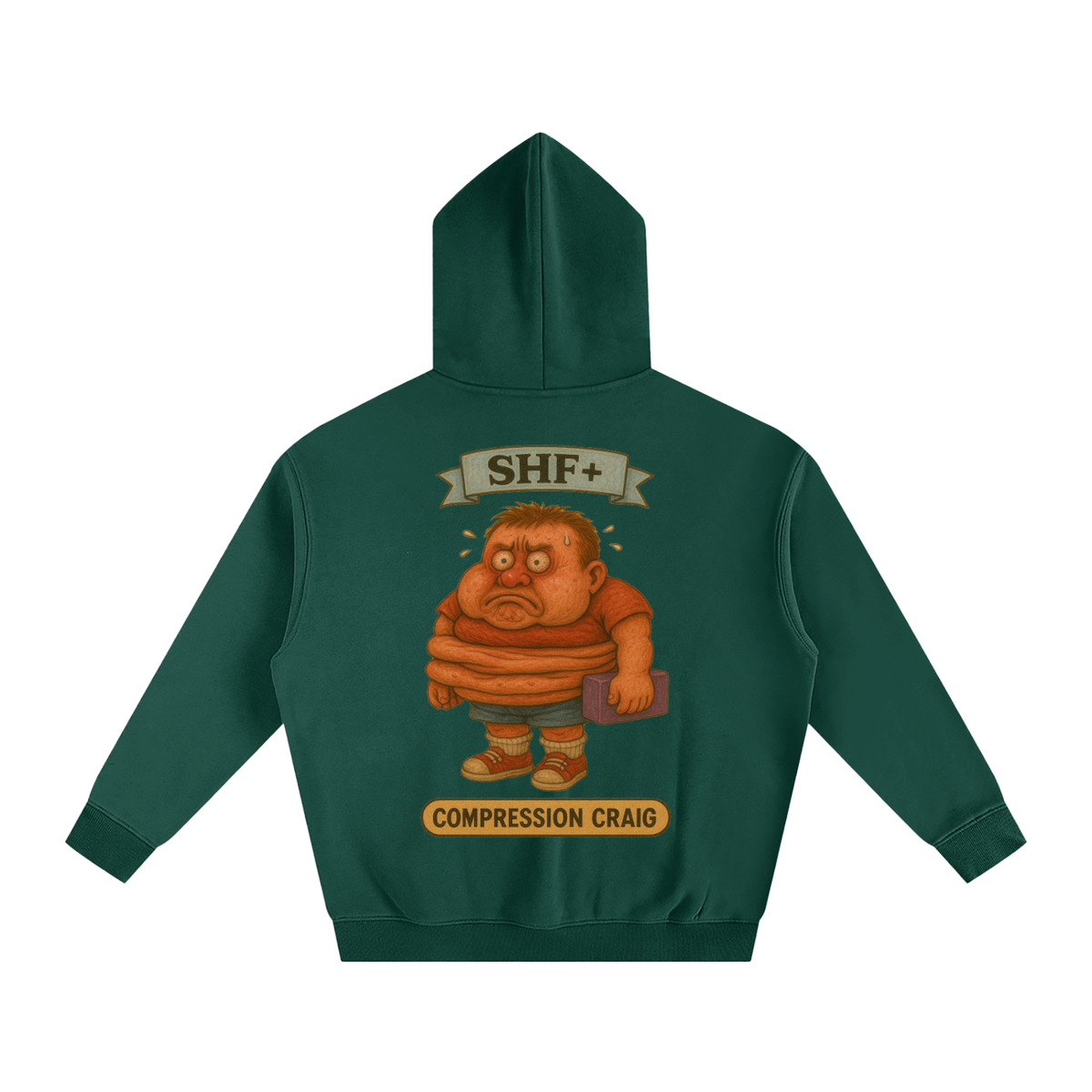 SHF+ Compression Craig Oversize Fleeced Hoodie image 5