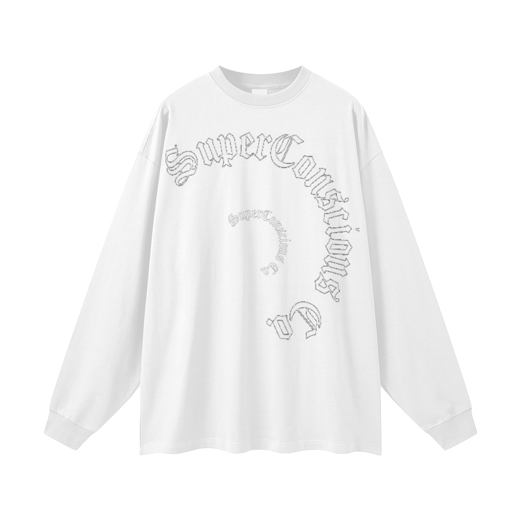 Double Halo SuperConsciousCo. 100% Cotton Long Sleeve Tee image 0