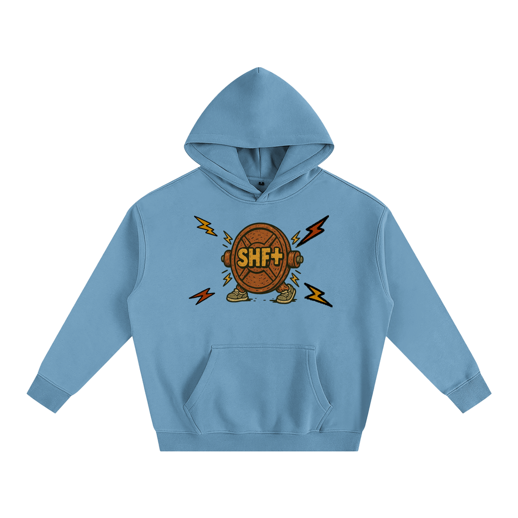 SHF+ Larry Lumbar Oversize Fleeced Hoodie image 4