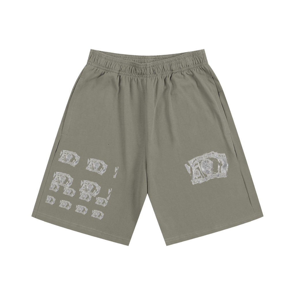 Money Flows To Me Heavyweight Cotton Shorts image 4