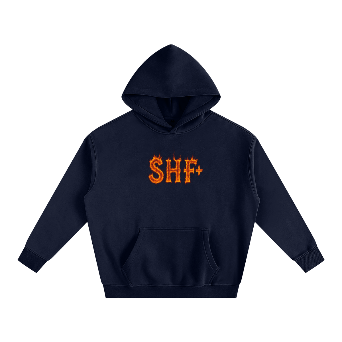 SHF+ On Fire Oversize Fleeced Hoodie image 0