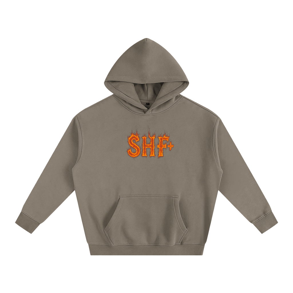 SHF+ On Fire Oversize Fleeced Hoodie image 11