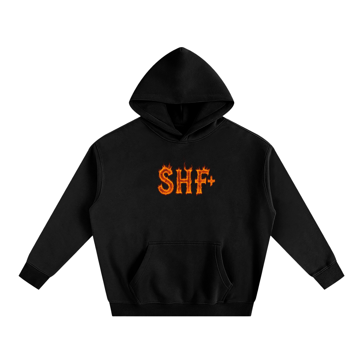 SHF+ On Fire Oversize Fleeced Hoodie image 9