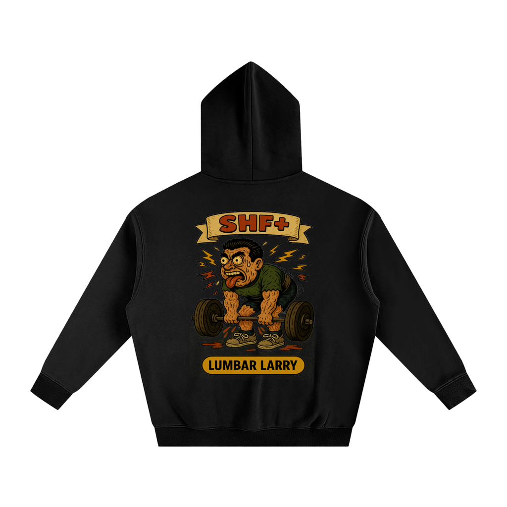 SHF+ Larry Lumbar Oversize Fleeced Hoodie image 1