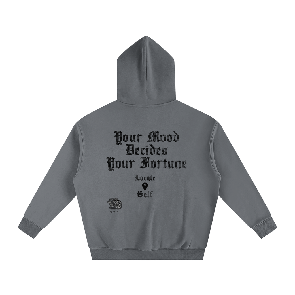 Emoji Mood Oversize Fleeced Hoodie image 12