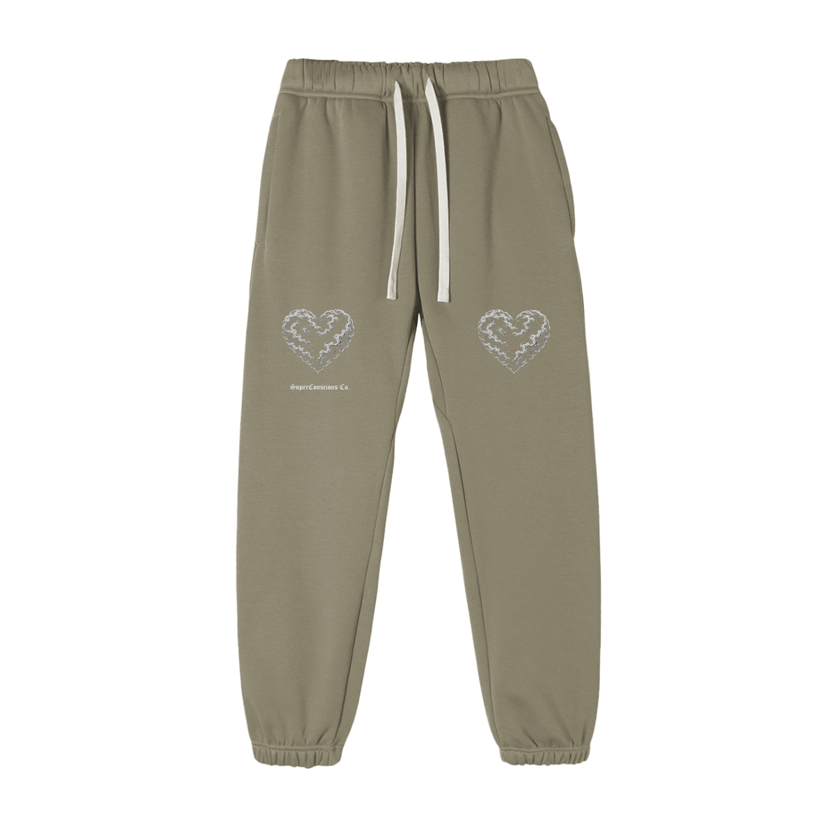 Hearts Fleece Sweatpants image 4