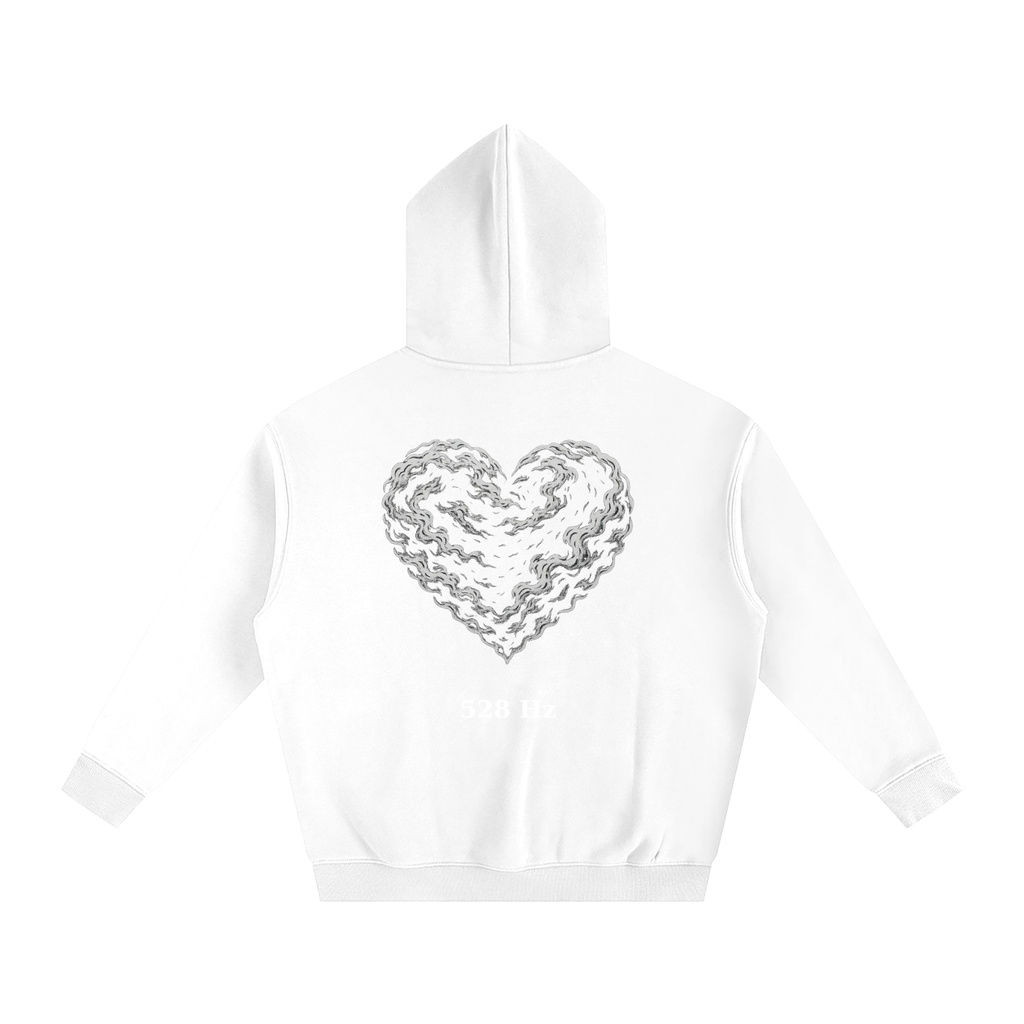 Hearts & 432Hz Oversize Fleeced Hoodie image 10