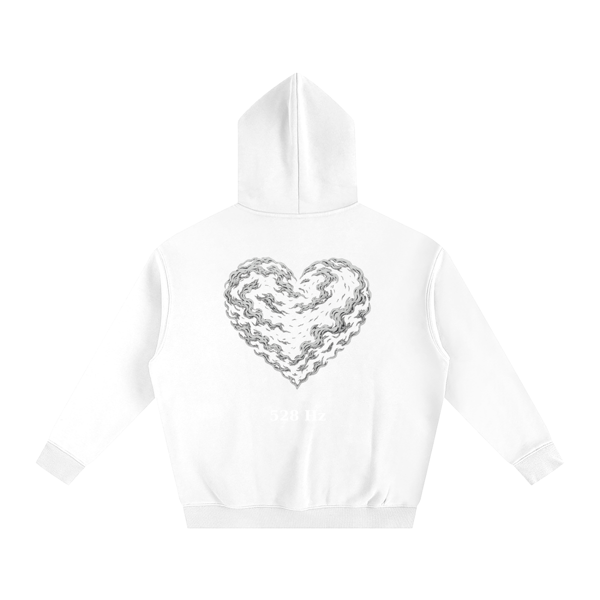 Hearts & 432Hz Oversize Fleeced Hoodie image 10