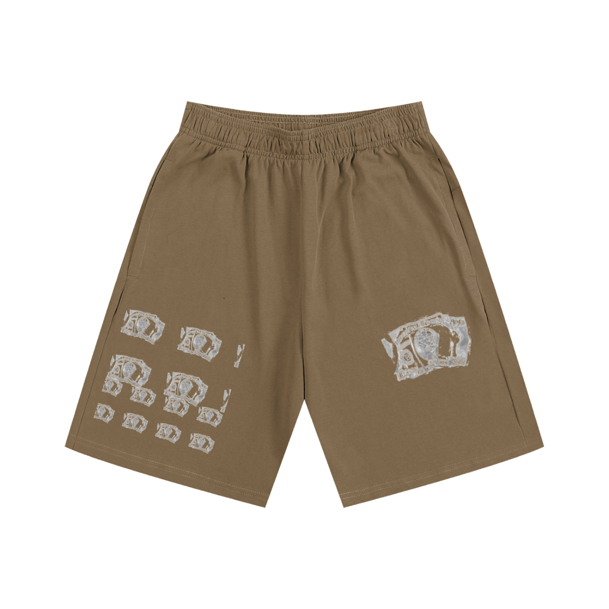 Money Flows To Me Heavyweight Cotton Shorts image 18