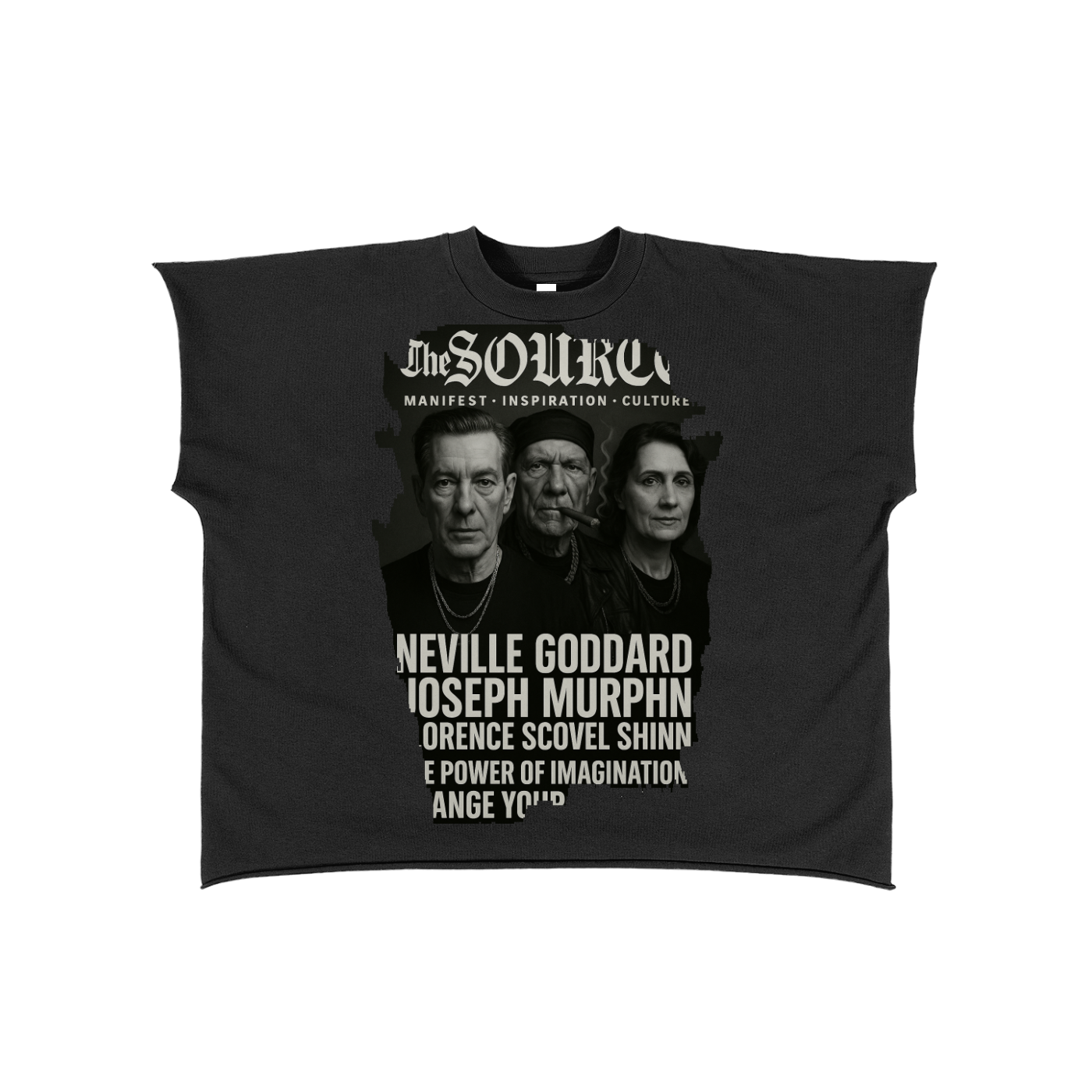 Imagination Tour Raw Edge Boxy Non-Shrink T-Shirt image 2