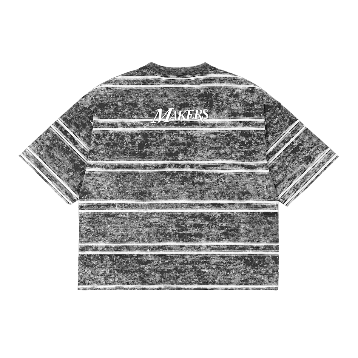 Makers Snow Washed Stripe Boxy T-Shirt image 1