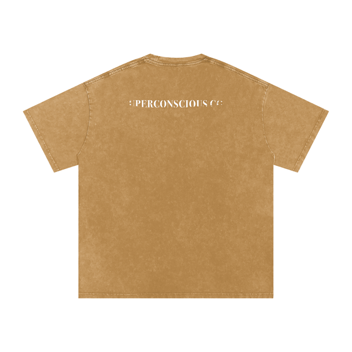 SuperConsciousCo. Logo Acid Wash Oversize T-Shirt - 250 GSM image 5