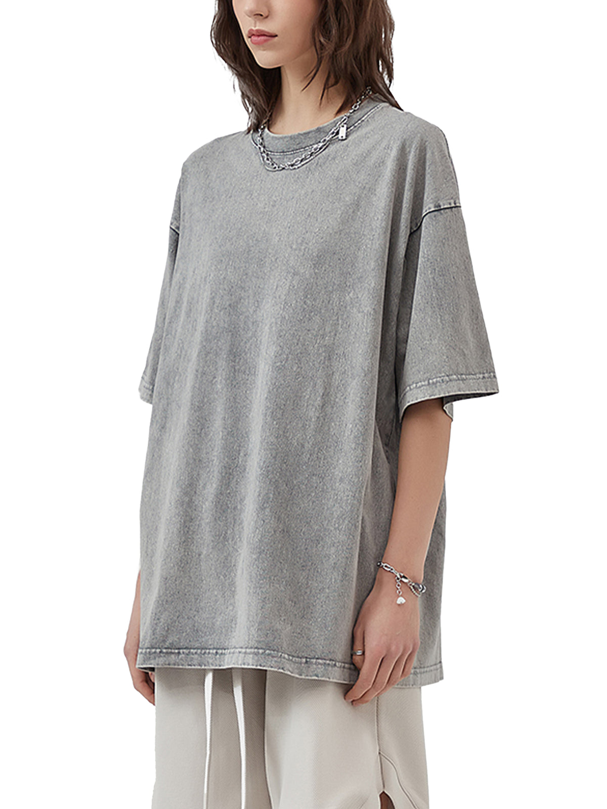 Source imagination Tour Acid Wash Oversize T-Shirt - 250 GSM image 11