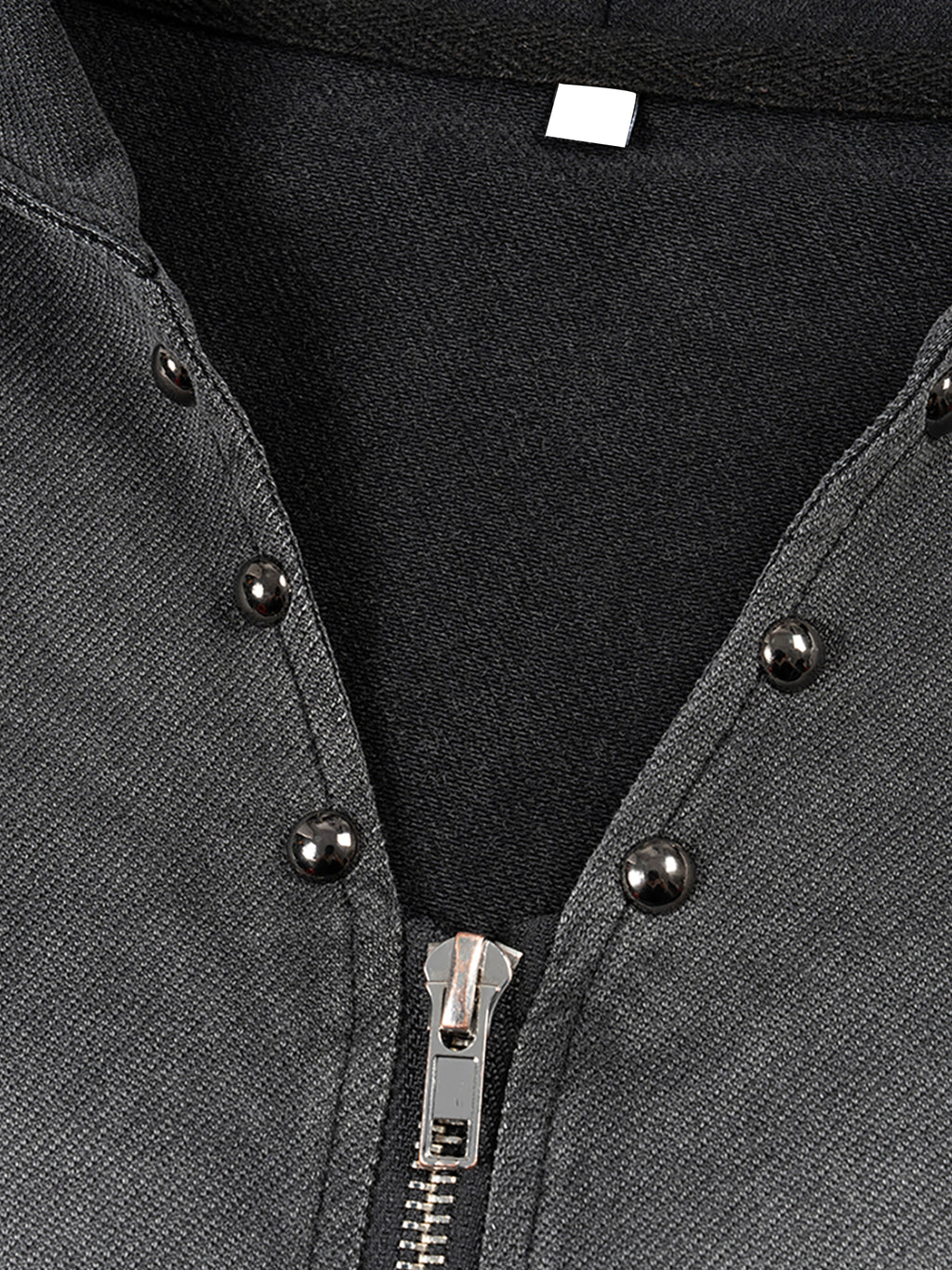 Vintage Washed Zip-Up Hooded Tank Top image 4