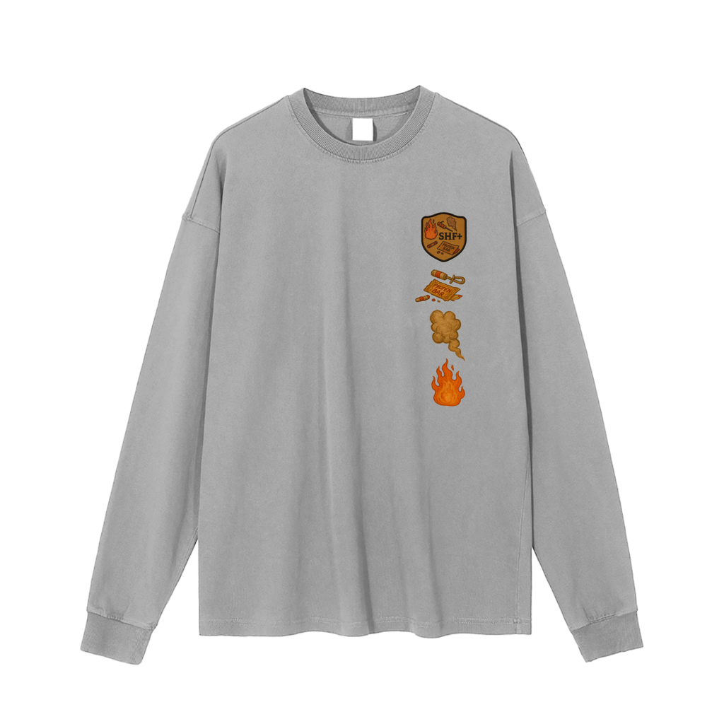 SHF+ Two a Day Tony Enzyme Washed Long Sleeve T-shirt image 6
