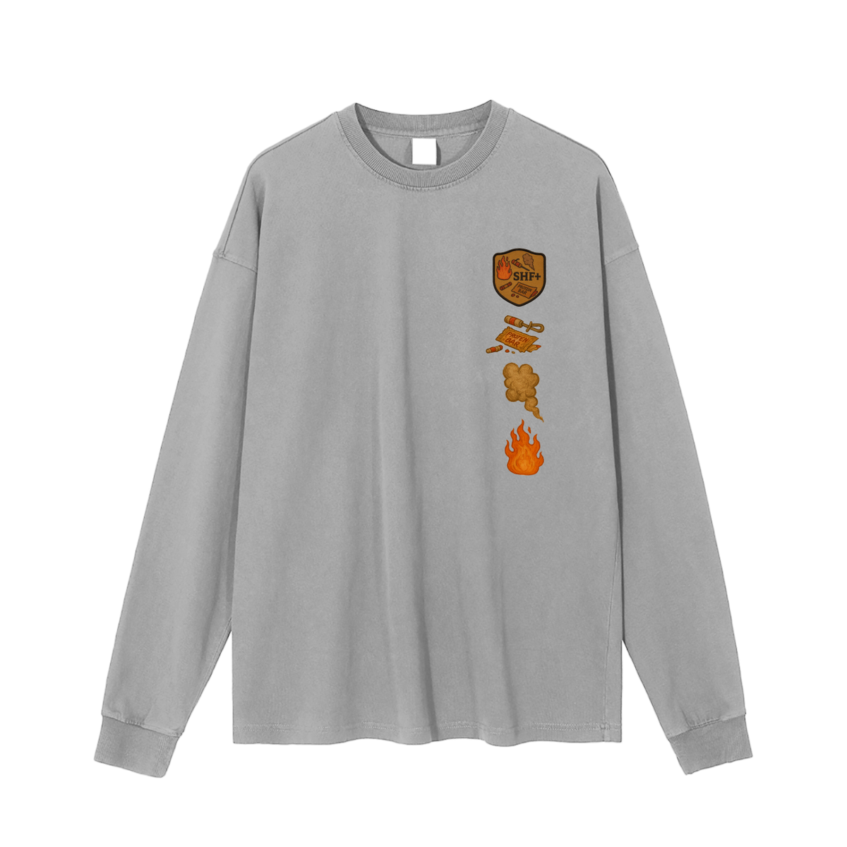 SHF+ Two a Day Tony Enzyme Washed Long Sleeve T-shirt image 6