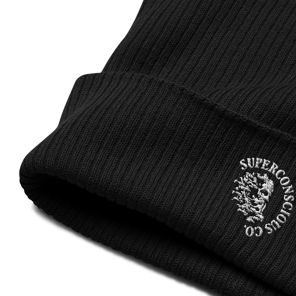 Super Organic Ribbed Beanie Classic Logo image 1