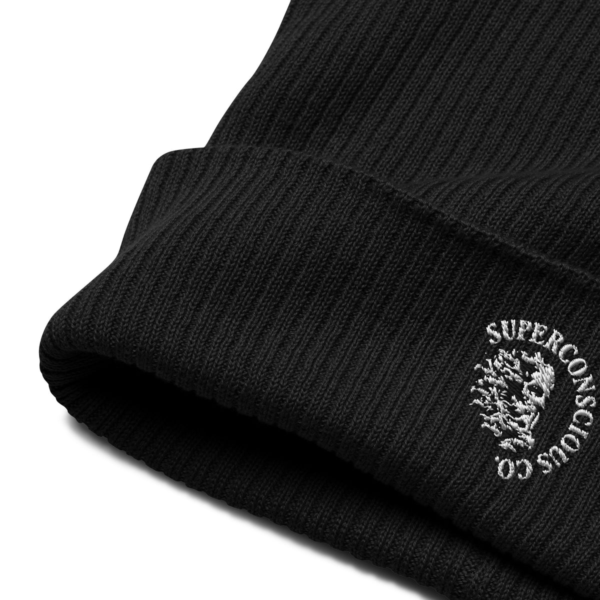Super Organic Ribbed Beanie Classic Logo image 1