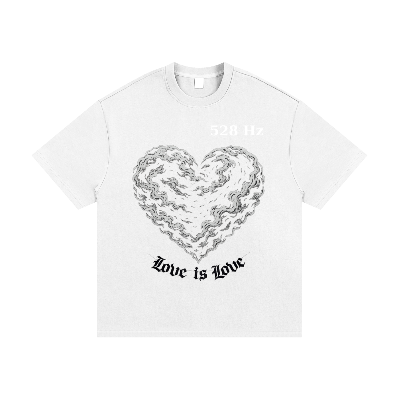 Hearts & 432Hz Cotton T-Shirt image 0