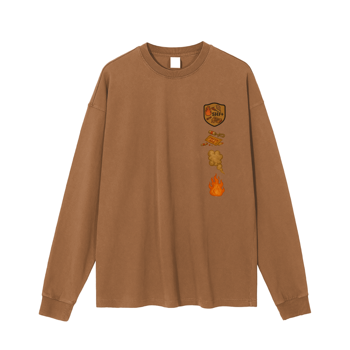 SHF+ Two a Day Tony Enzyme Washed Long Sleeve T-shirt image 7