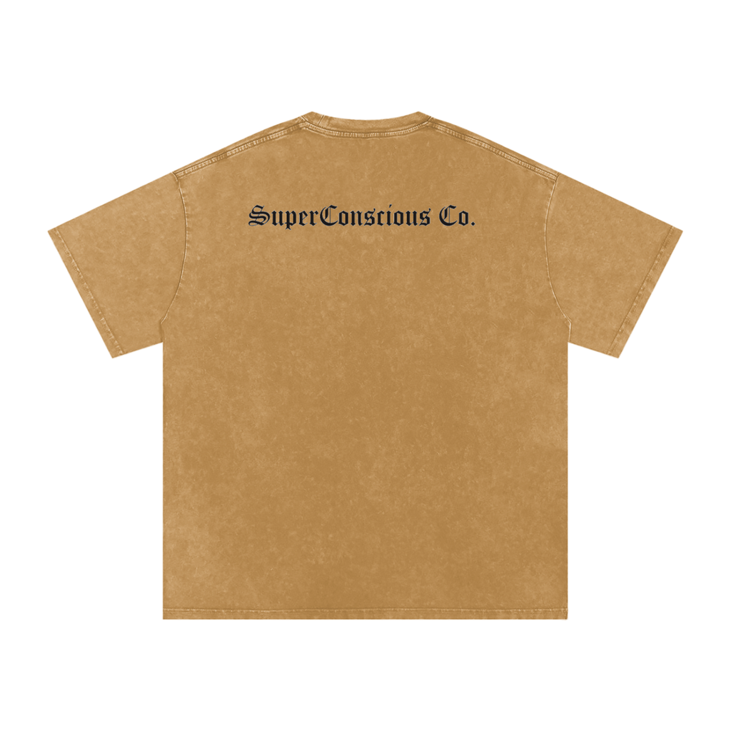 Source imagination Tour Acid Wash Oversize T-Shirt - 250 GSM image 7