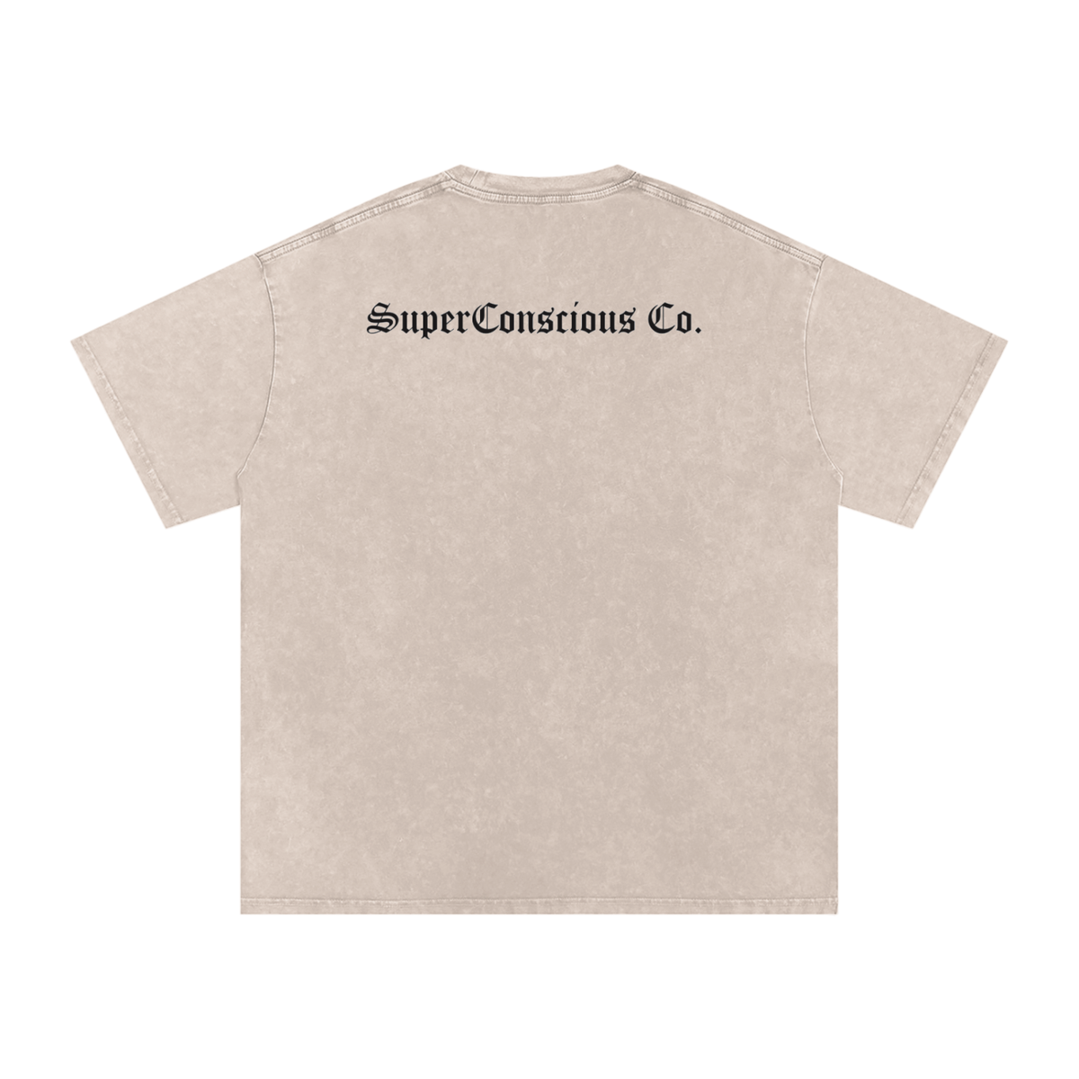 Source imagination Tour Acid Wash Oversize T-Shirt - 250 GSM image 1