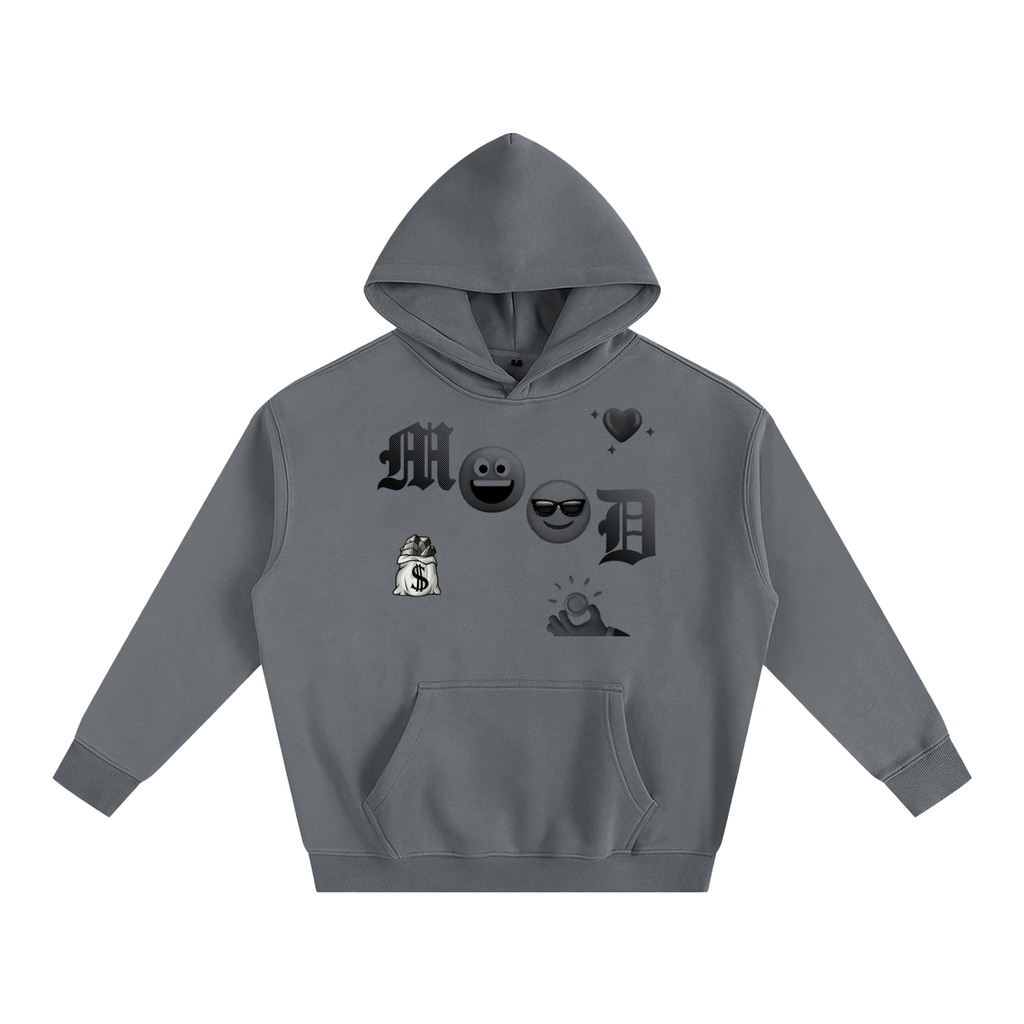 Emoji Mood Oversize Fleeced Hoodie image 10