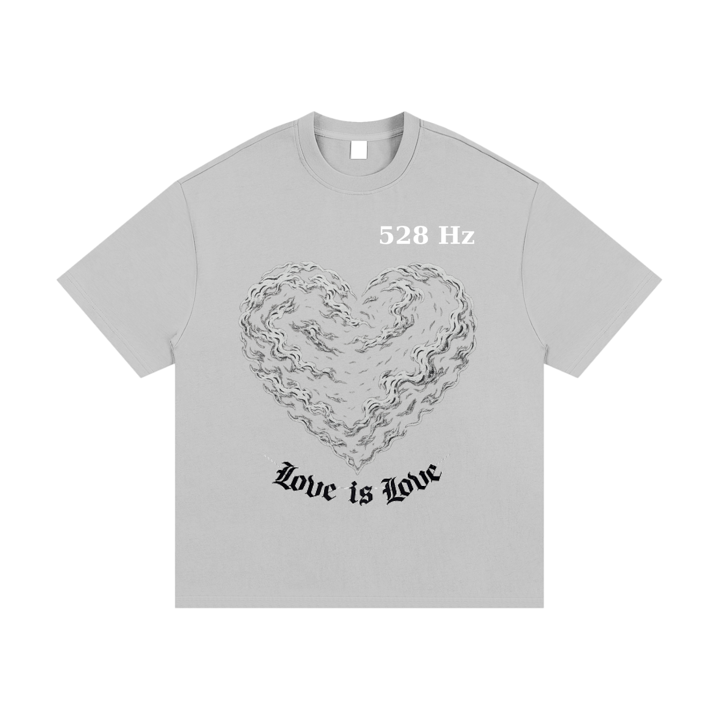Hearts & 432Hz Cotton T-Shirt image 4