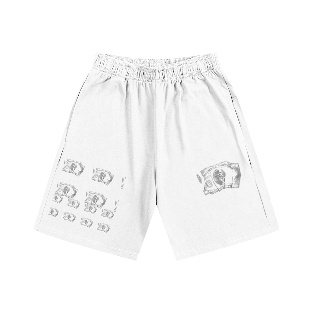 Money Flows To Me Heavyweight Cotton Shorts image 1