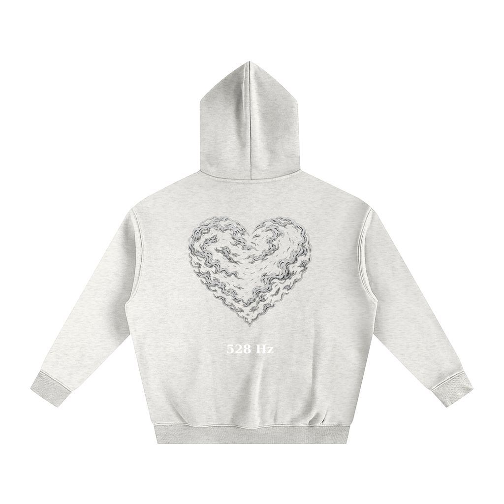 Hearts & 432Hz Oversize Fleeced Hoodie image 11