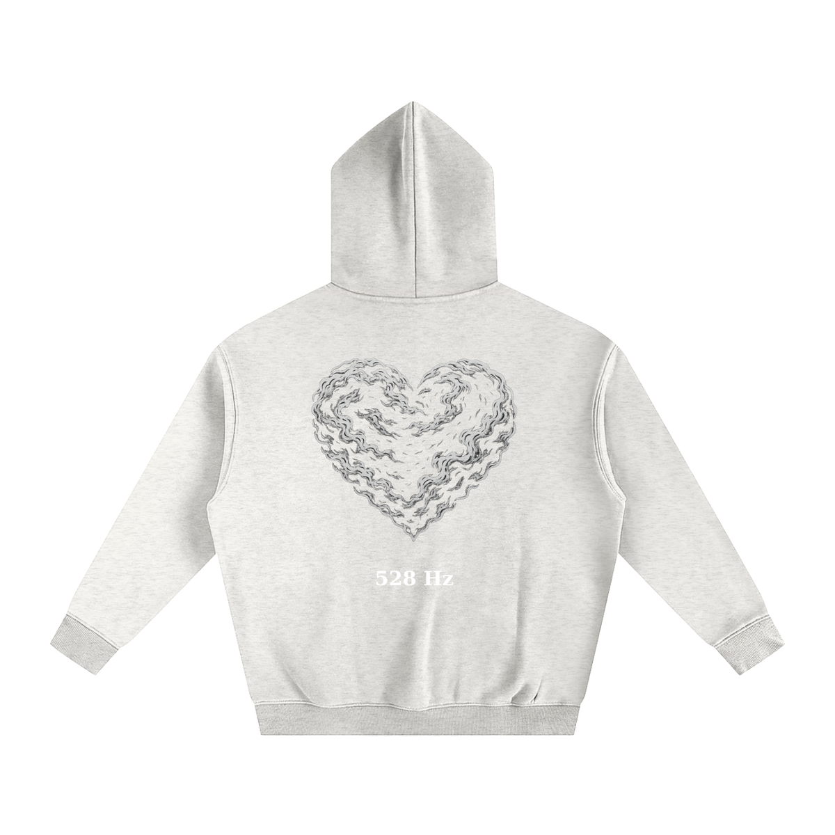 Hearts & 432Hz Oversize Fleeced Hoodie image 11