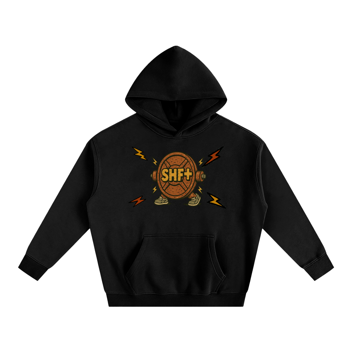 SHF+ Larry Lumbar Oversize Fleeced Hoodie image 12